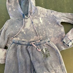 So Nikki “Grl Pwr” Hoodie & Sweatpant Set, 12-14